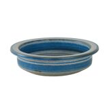 Blue ceramic bowl, Danish design, 1960s, manufacturer: MA&S, designer: Mari