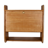 Secretary and shelf hanging in elm.