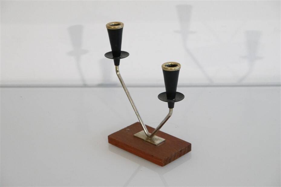 Scandinavian vintage candle holder 1960