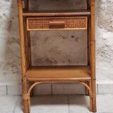 Rattan bedside