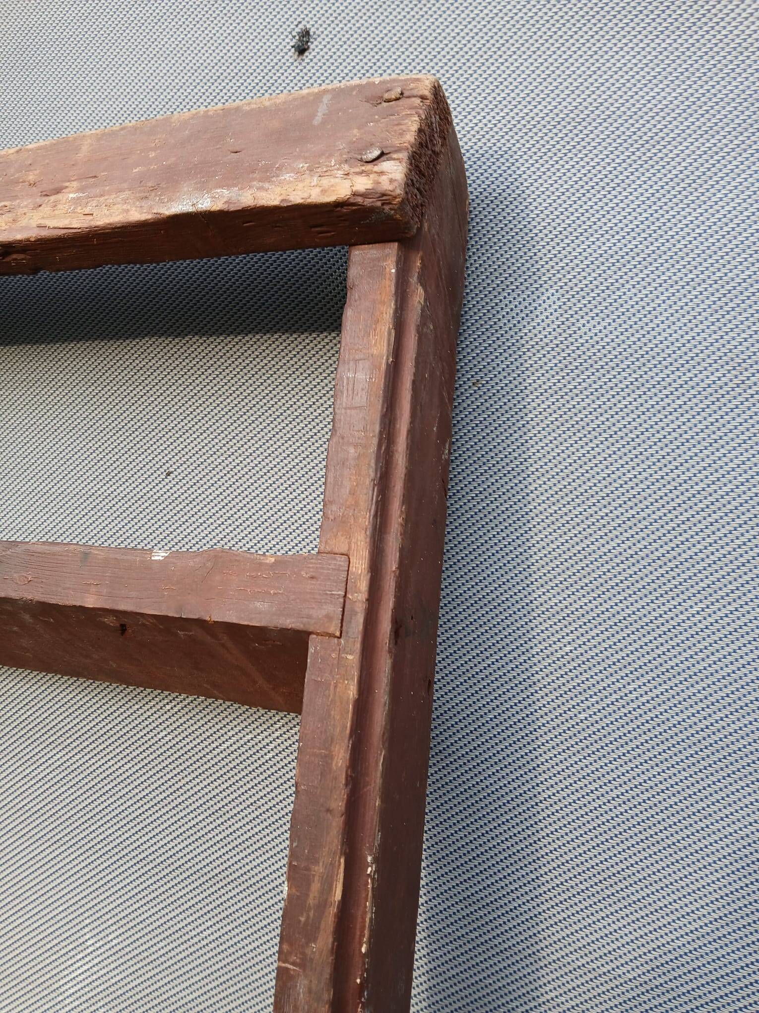 Old wooden craftsman ladder