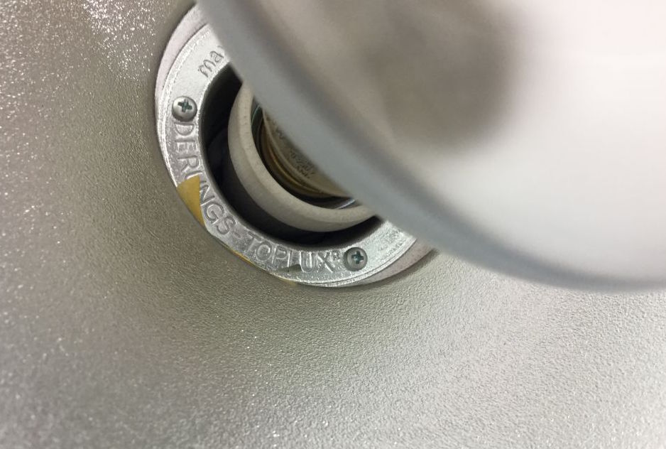 Lamp vintage Derungs Toplux 1970