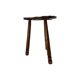 Tabouret tripode en chêne français, années 1960