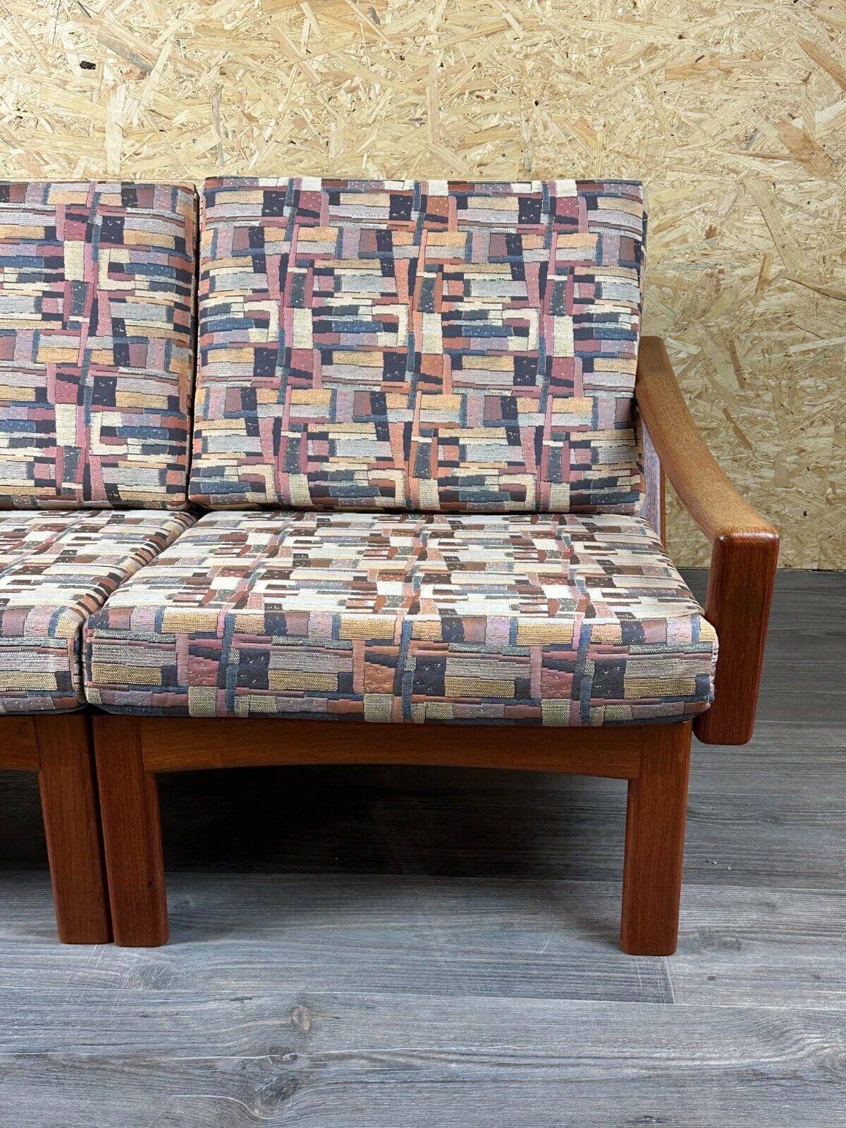 1960s/70s Teak 2-seater sofa by Glostrup Møbelfabrik Denmark Design