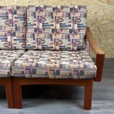 1960s/70s Teak 2-seater sofa by Glostrup Møbelfabrik Denmark Design