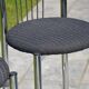 2 "Calligaris" bar stools with chrome metal and refurbished seats.