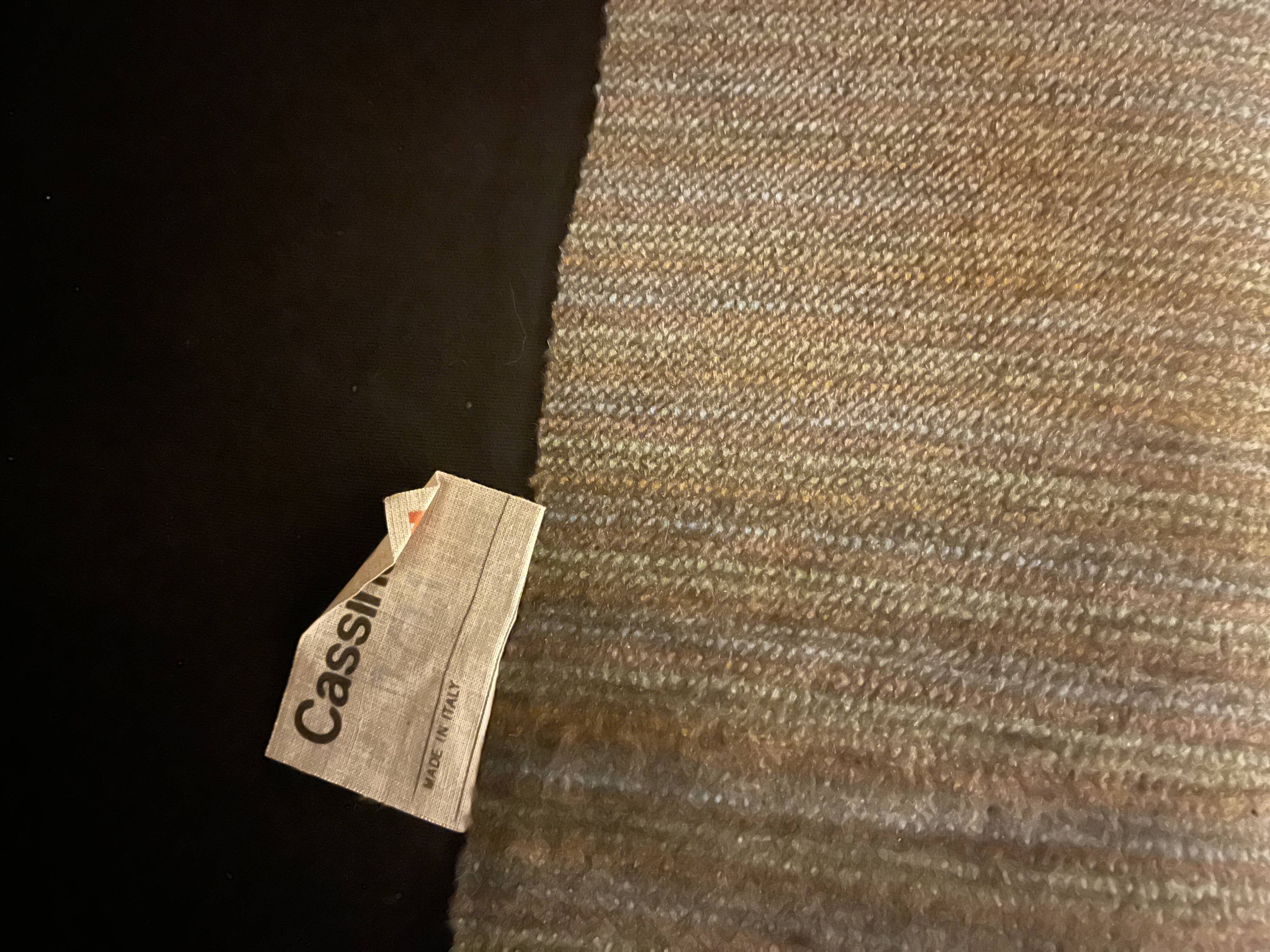 Canapé  maralunga cassina vico magistretti première edition 1973 alpaga