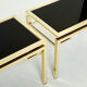 Pair of brass sofa pieces Guy Lefevre for Maison Jansen 70s