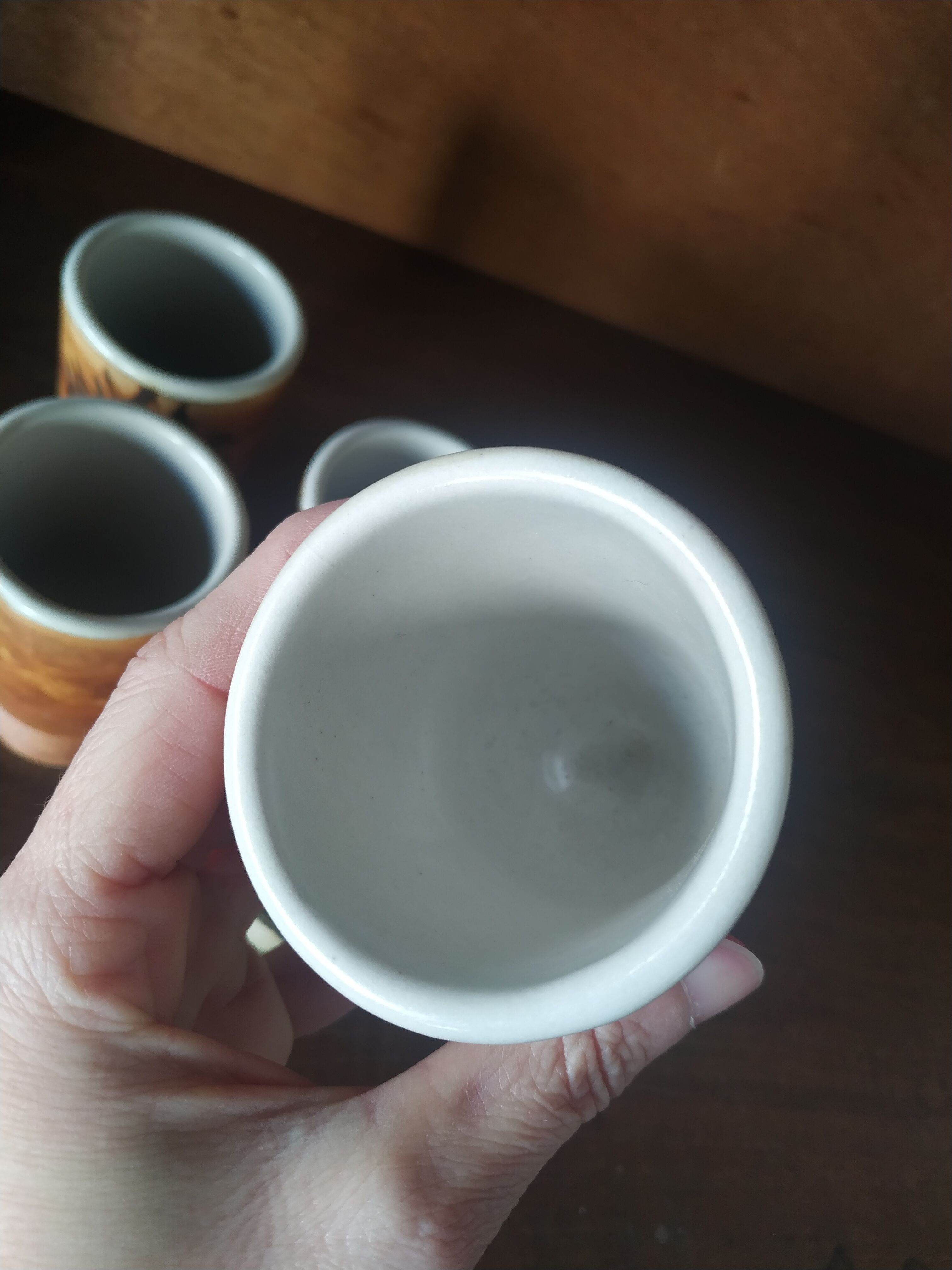 Vintage Mazagrans style cups