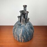 Large Fireplace Vase Studio in Brutalist Mid-Century Ceramic by Gerhard Liebenthron, 1974