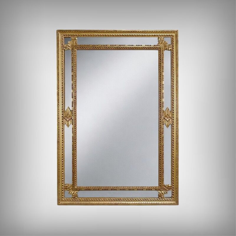 Large mirror with shutters, Louis XVI style – Mid 20th century