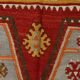 Grand Kilim Designer Vintage, Tapis Anatolien Rouge Fait Main, 149x308 Cm