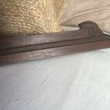 Old wooden pediment