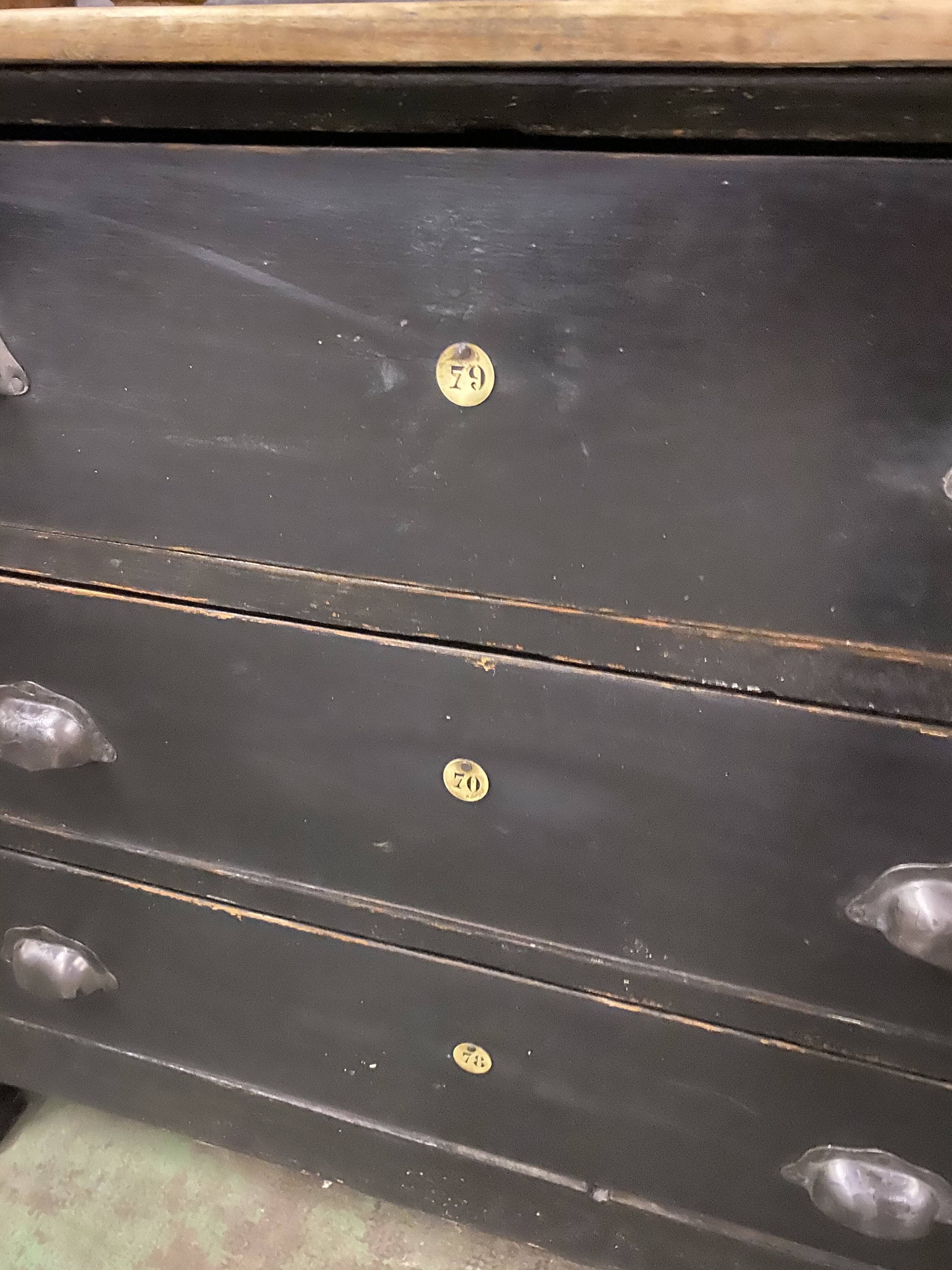 Old patinated old raw tray 1900