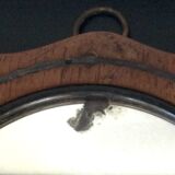 Old wooden mirror 26x19cm