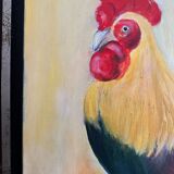 Framed HST painting - The Rooster