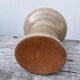 Vintage 1970s beige ceramic organic vase