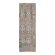 Vintage Turkish hallway rug 123x367 cm