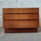 Scandinavian rosewood chest of drawers