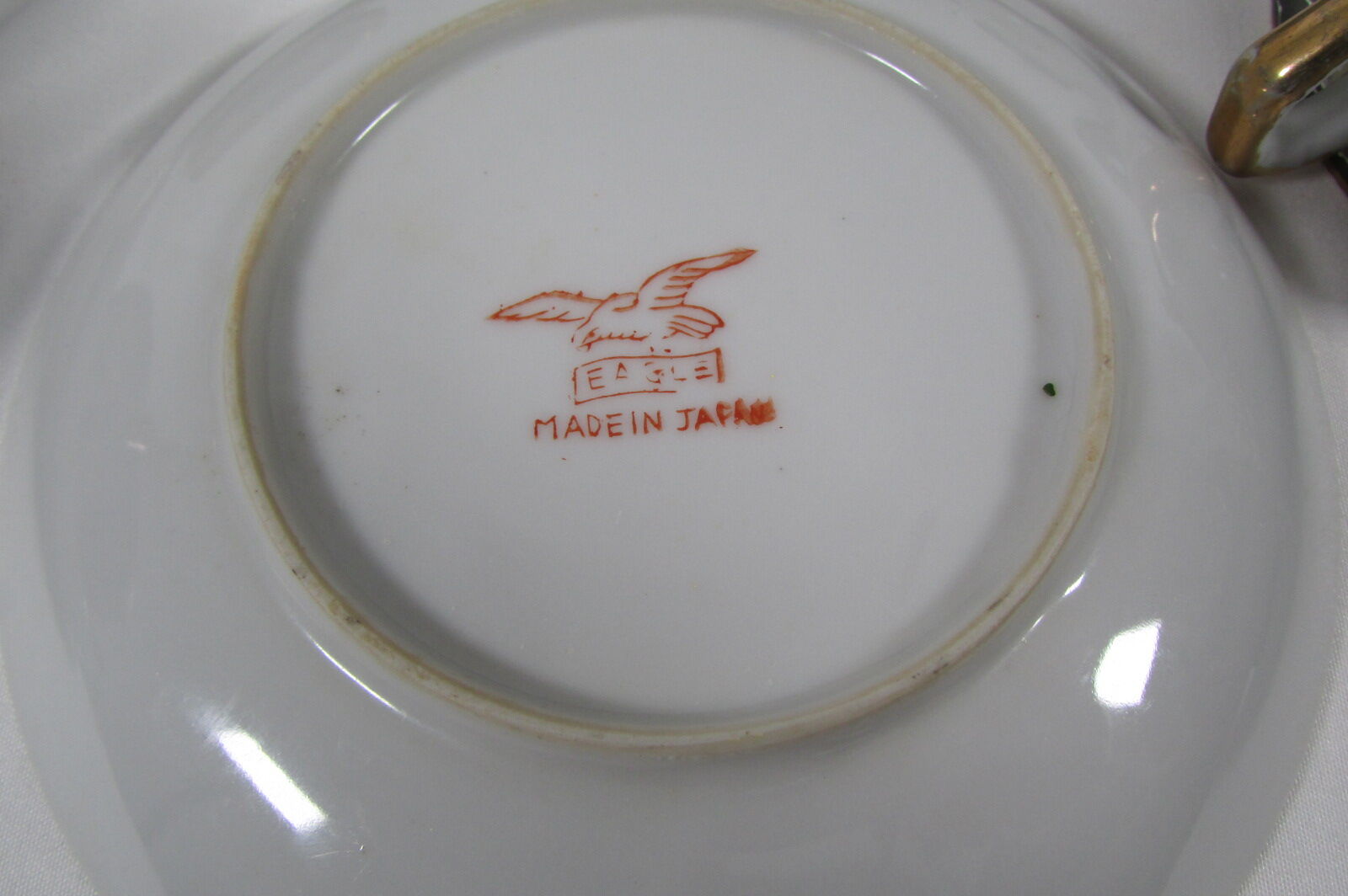 Tea set, 19 pieces, Kutani Dragonware porcelain, signed with an Eagle