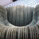 Fauteuil crapaud velours côtelé vert