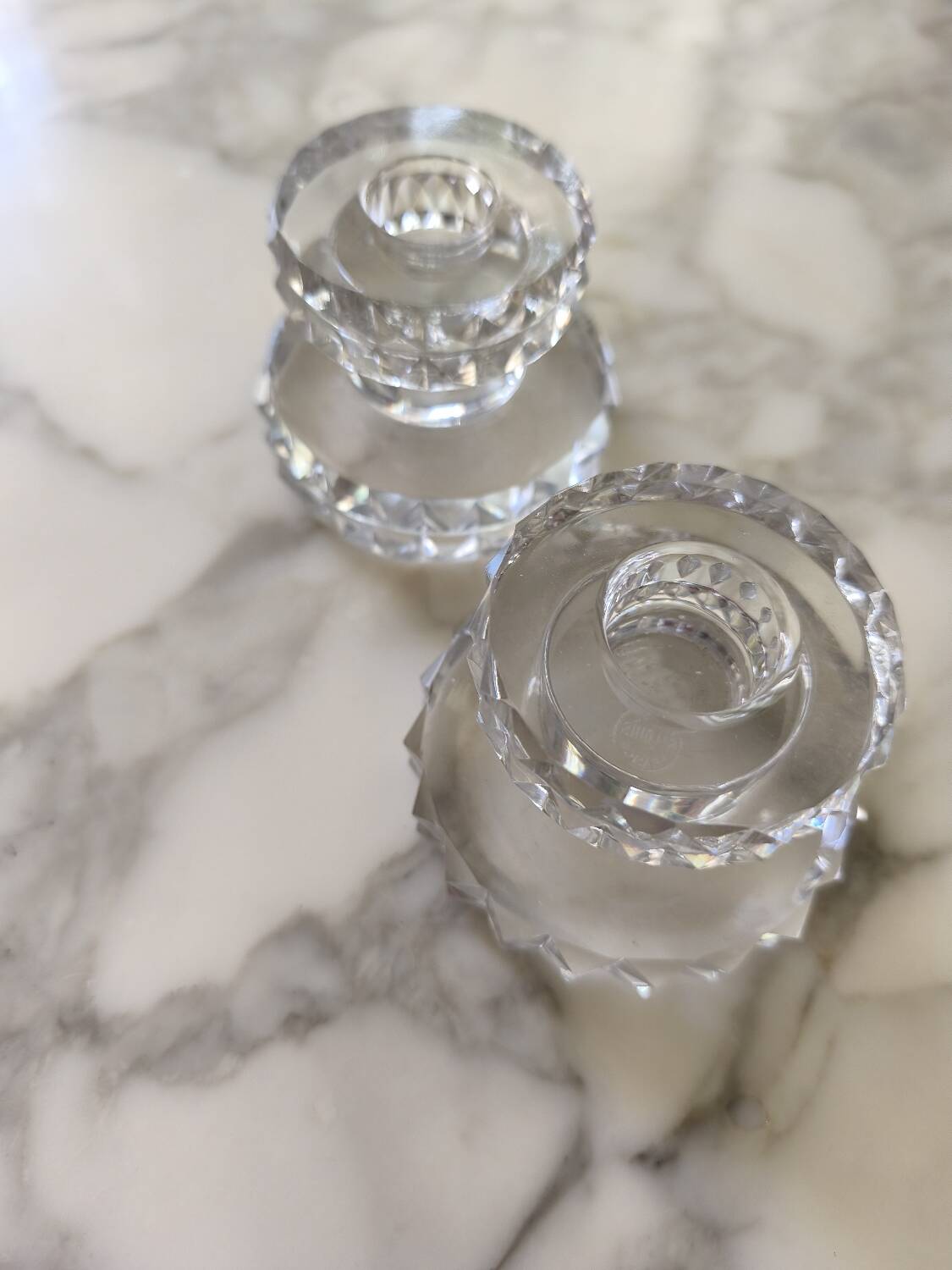 Saint Louis candlesticks