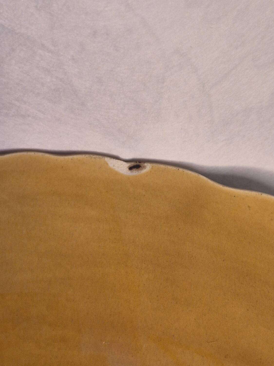 Sarreguemine slip dish