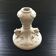 Ivory candlestick with barbotine decoration