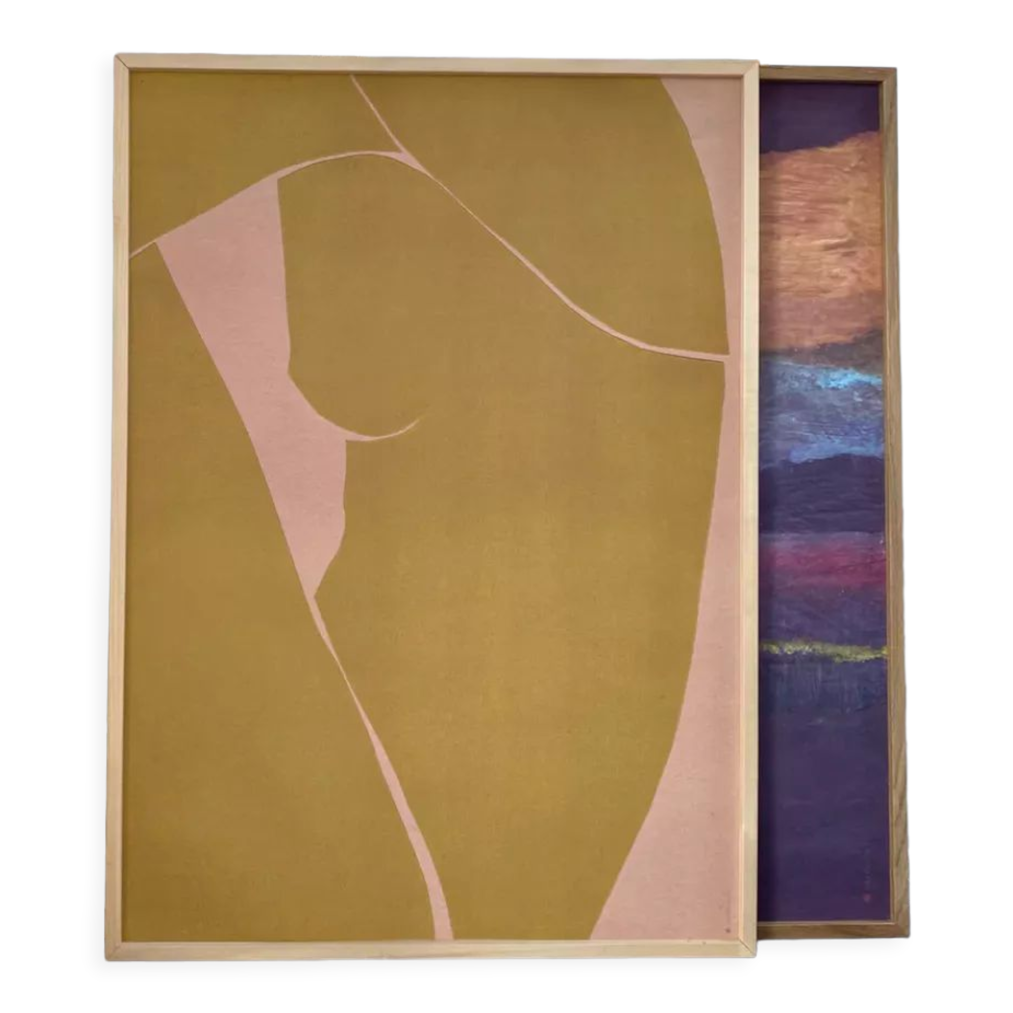 Female body art print