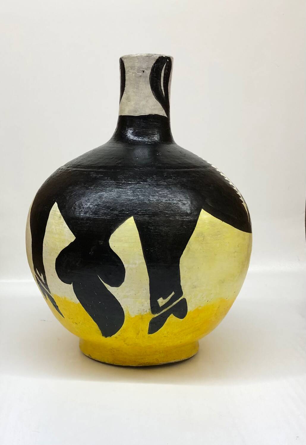 Picasso-inspired bull vase