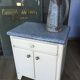 Buffet commode métal vintage 1950