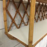 Rattan shelf