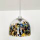 Large Colorful Murano Glass Pendant Lamp