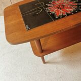 Teak coffee table