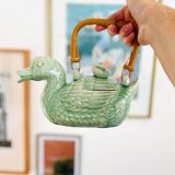 Vintage duck teapot