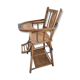 Chaise haute bébé vintage baumann