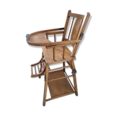 Chaise haute bébé vintage baumann