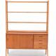 Bibliothèque avec bureau et commode de cabinet par Bengt Ruda pour Norska kompaniet, Danemark Années 1960