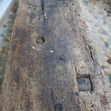 Ancient wooden workbench