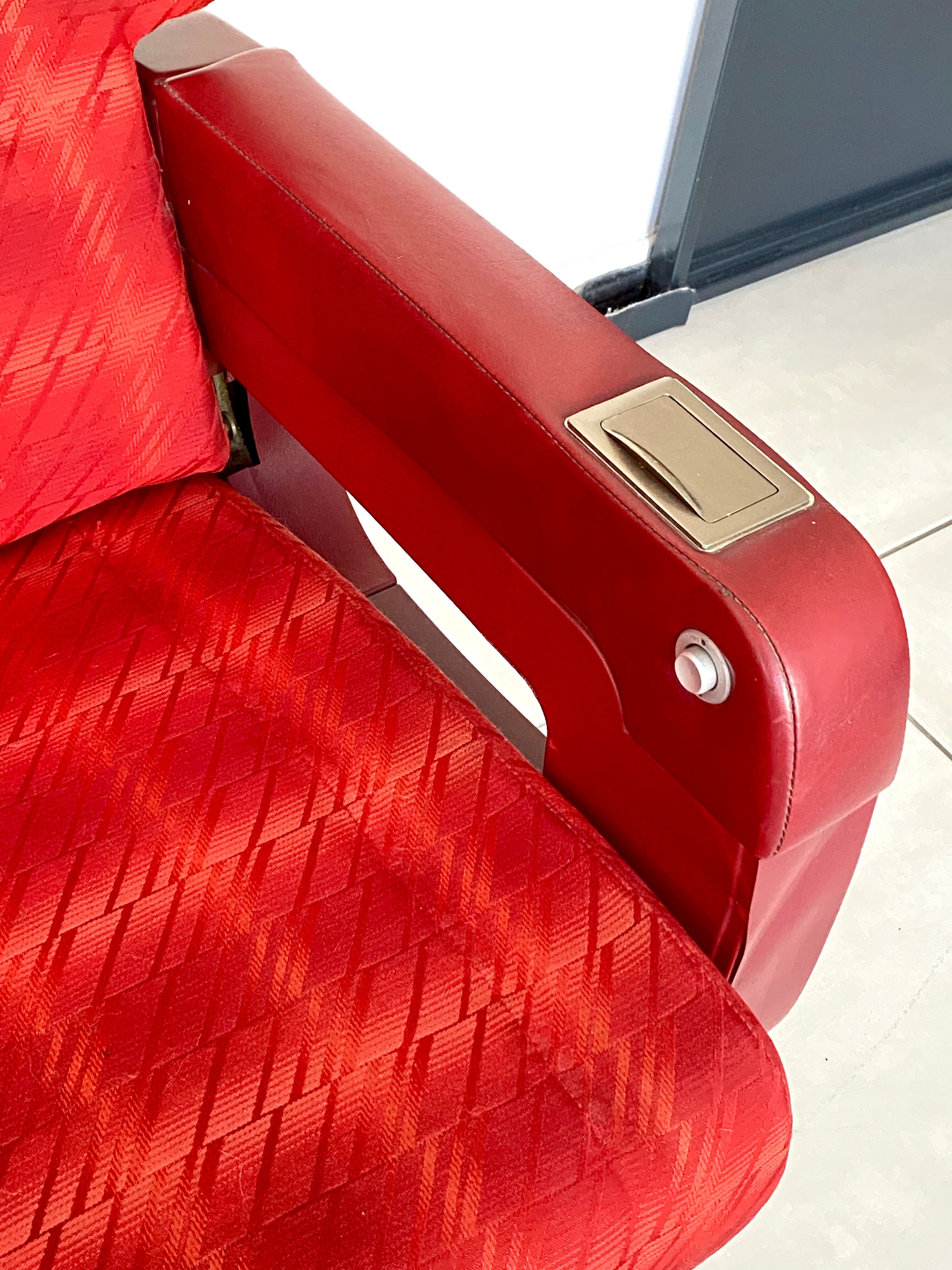 Vintage Air France aircraft chairs