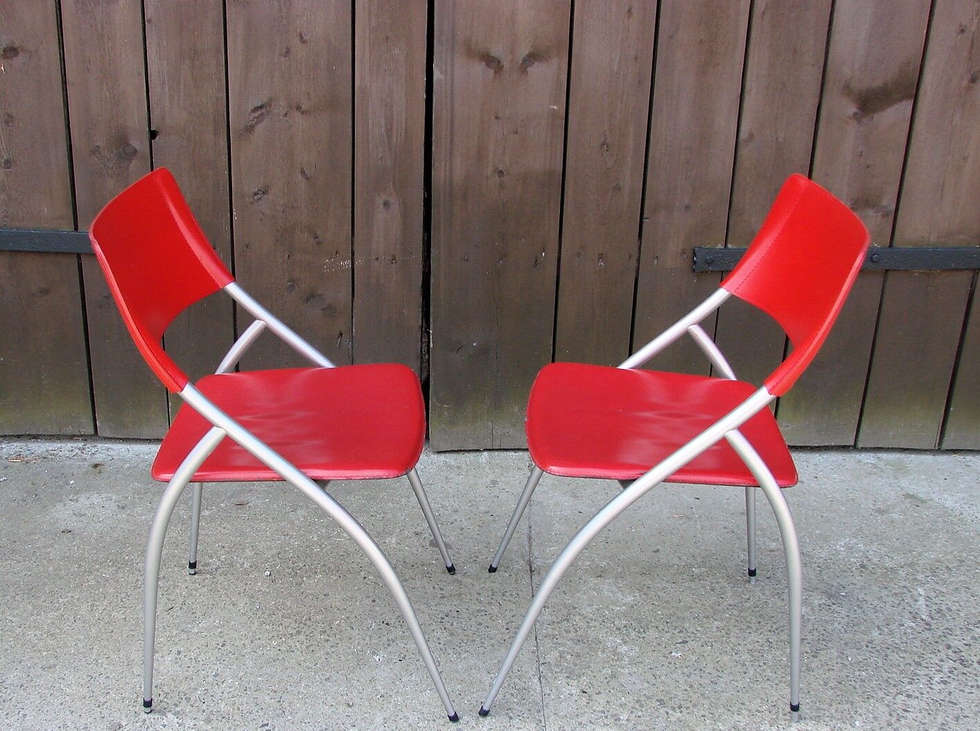 Pair of Italian Calligaris chairs, 1990s