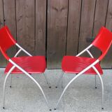 Pair of Italian Calligaris chairs, 1990s