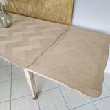 Renovated solid oak extendable table