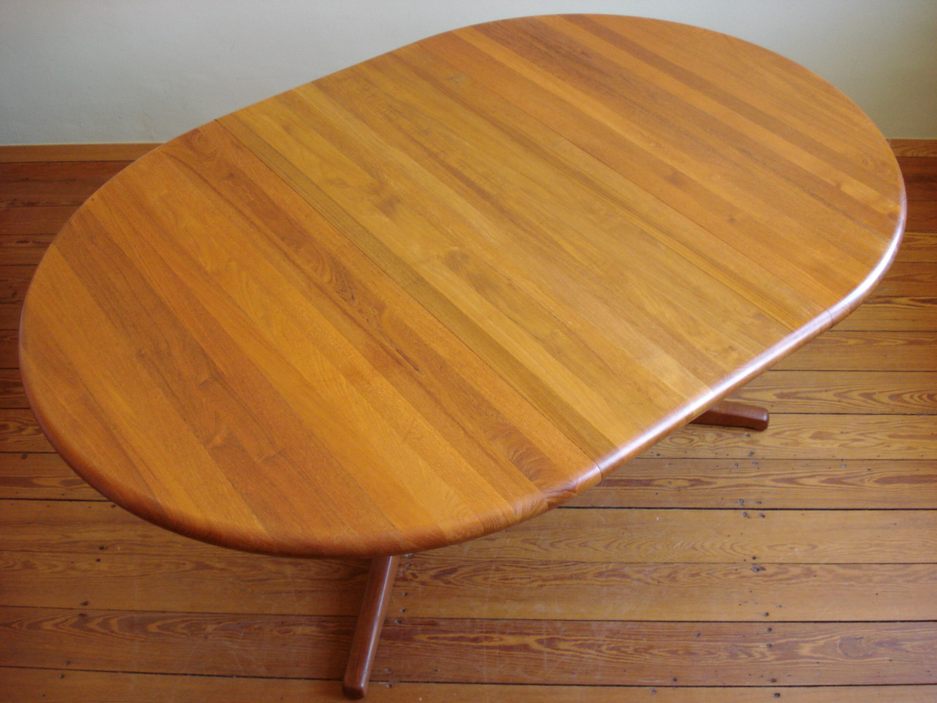 Table à manger extensible, teck massif, Glostup