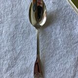 6 Alfenide/Christofle mocha spoons