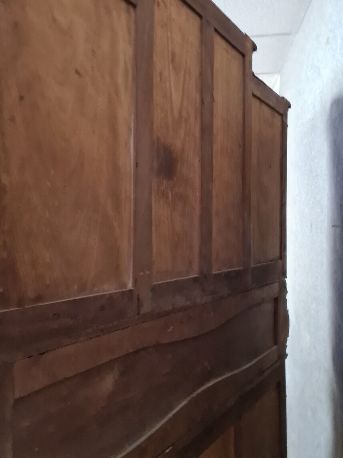 Louis XV double body sideboard in solid walnut circa 1880