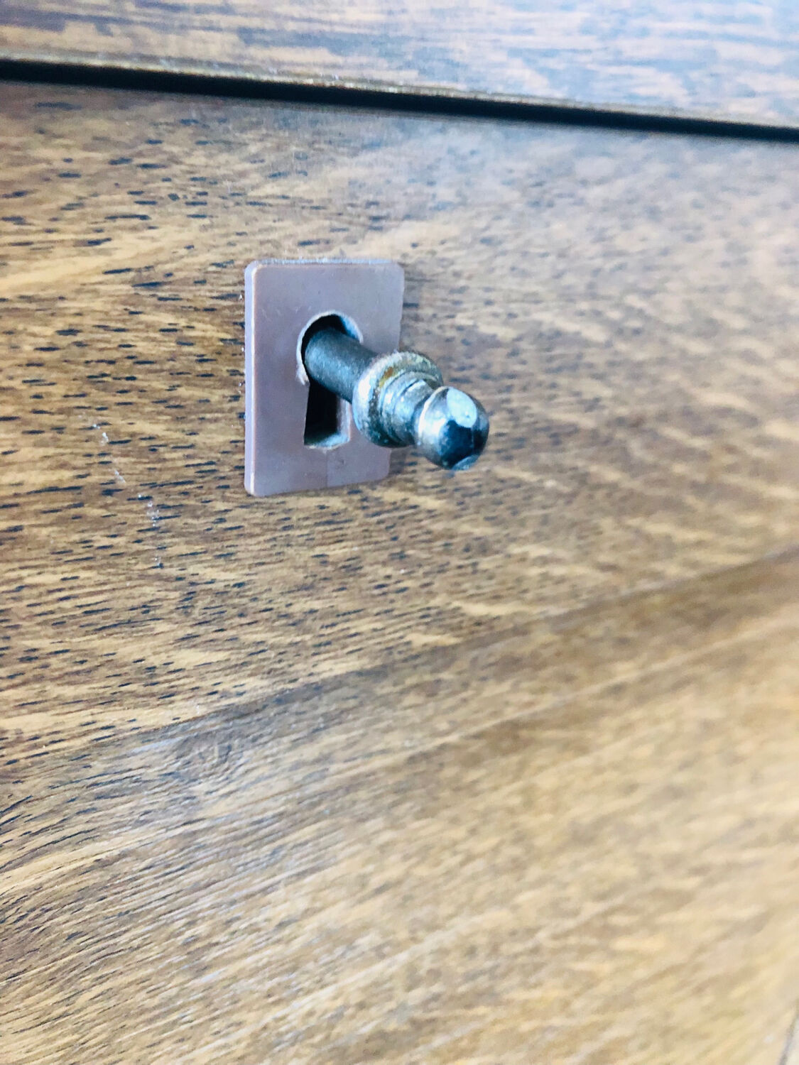 Filing cabinet with a curtain