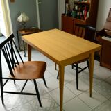Table portfolio 60s oak