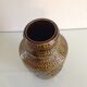 Olive green vintage vase ceramic Fat Lava Bay Keramik