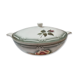 Digoin earthenware soup tureen, Sarreguemines 1940/50